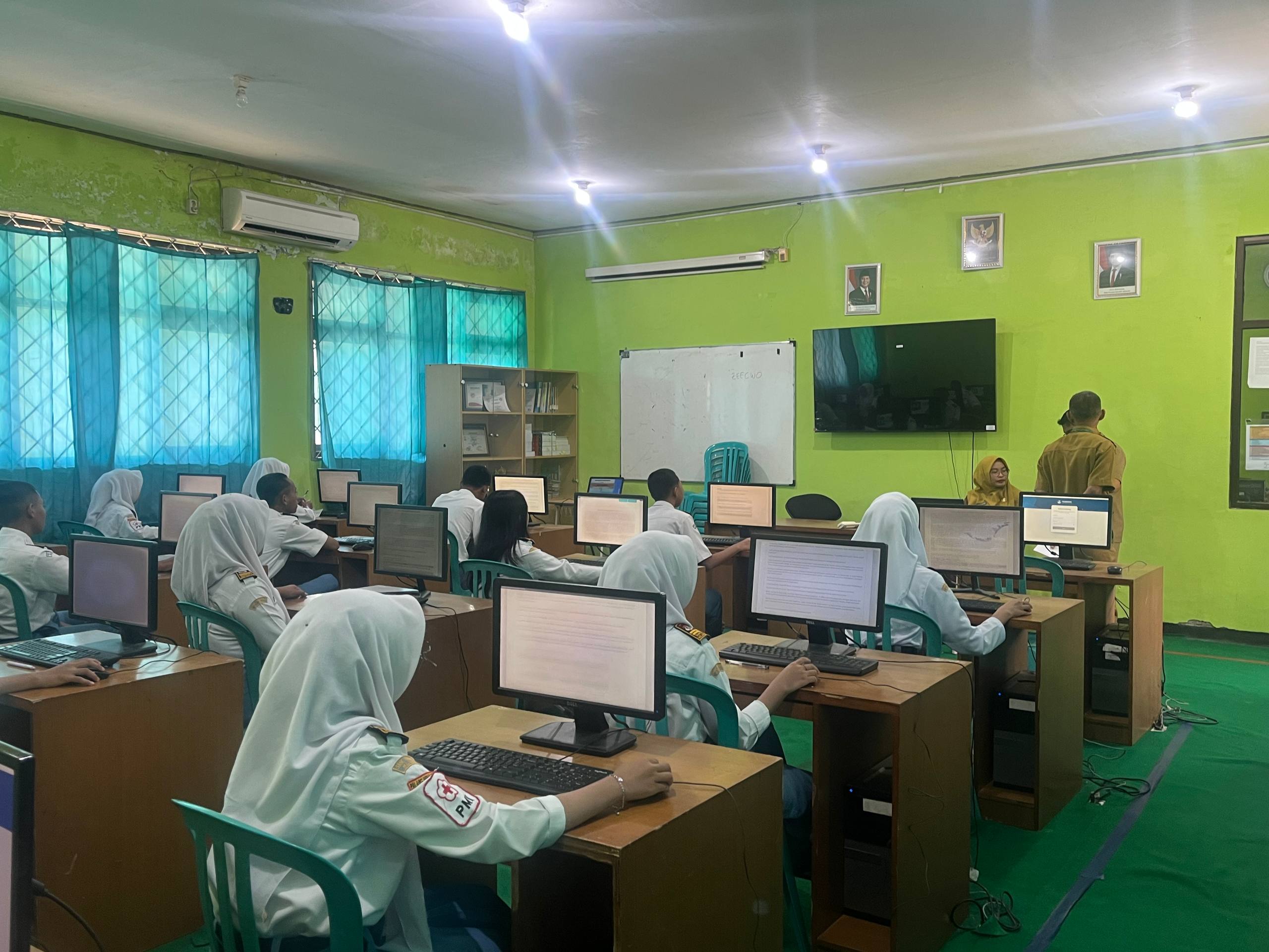 SMKN 1 Mejayan Laksanakan Gladi TKA, Diikuti 404 Siswa